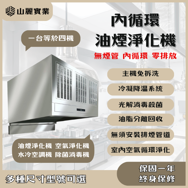 內循環油煙淨化機